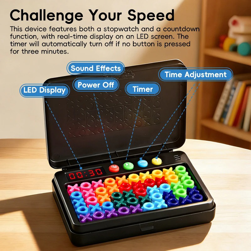 Board Game Recommendation - KNYYSECQ Smart XO Puzzle Children's Puzzle
