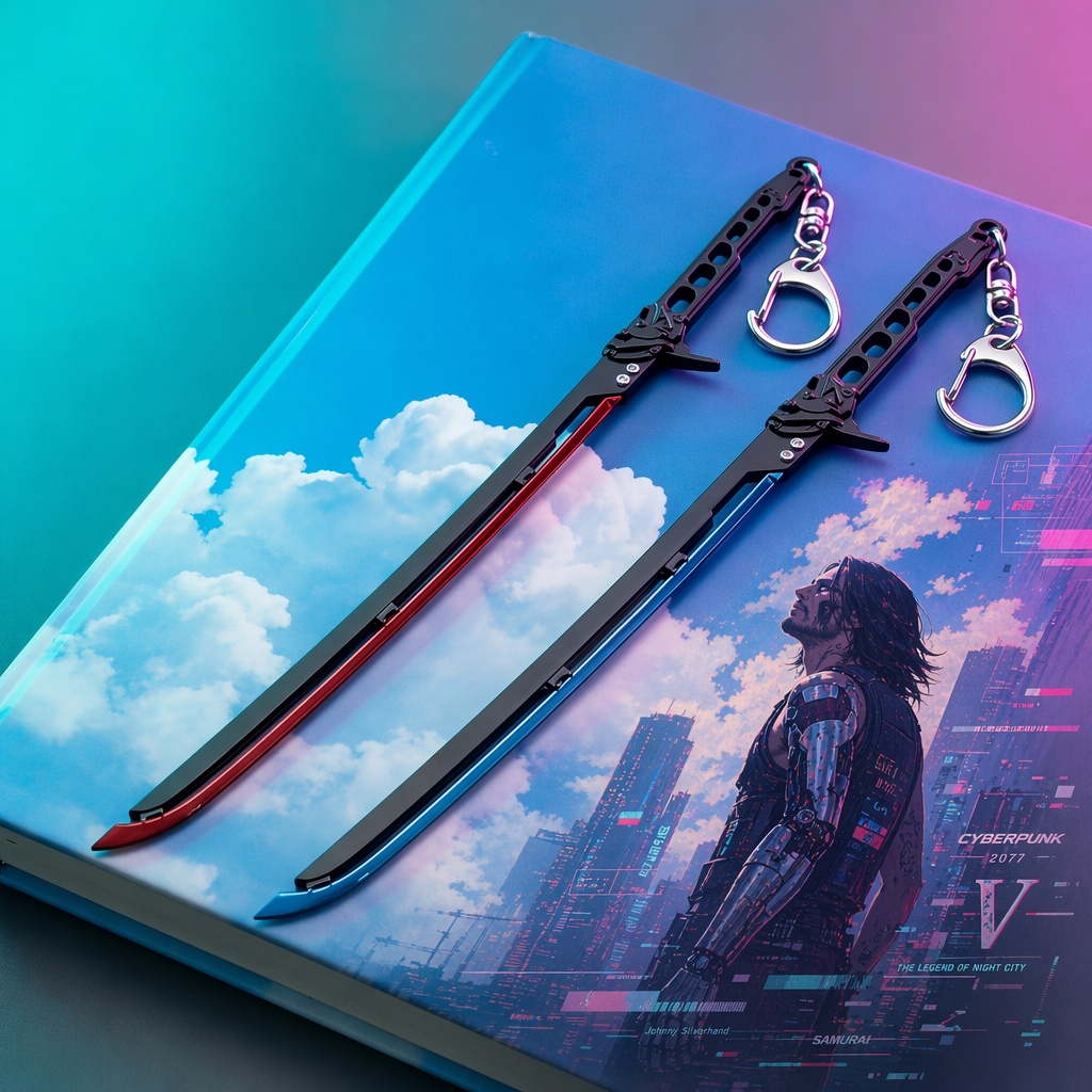 Board Game Saboteur - 8.6inch Cyberpunk 2077 Katana Anime Cosplay