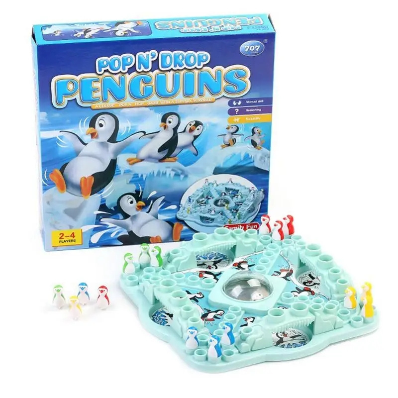 Board Game Multiplayer - Multiplayer Penguin Flying Chess Party Board