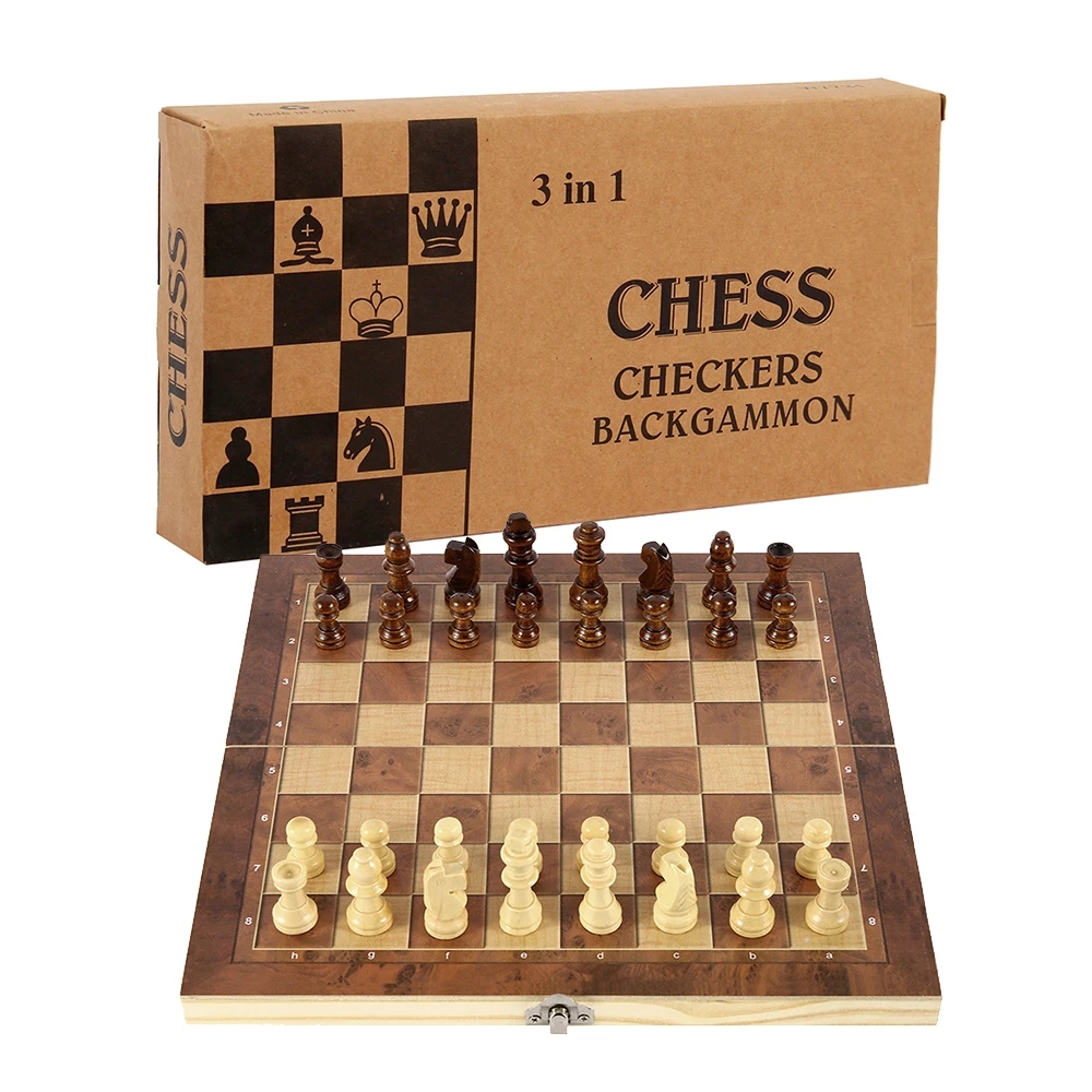 3 in 1 Chess Board, Folding Wo - Board Game Operation 评论和价格