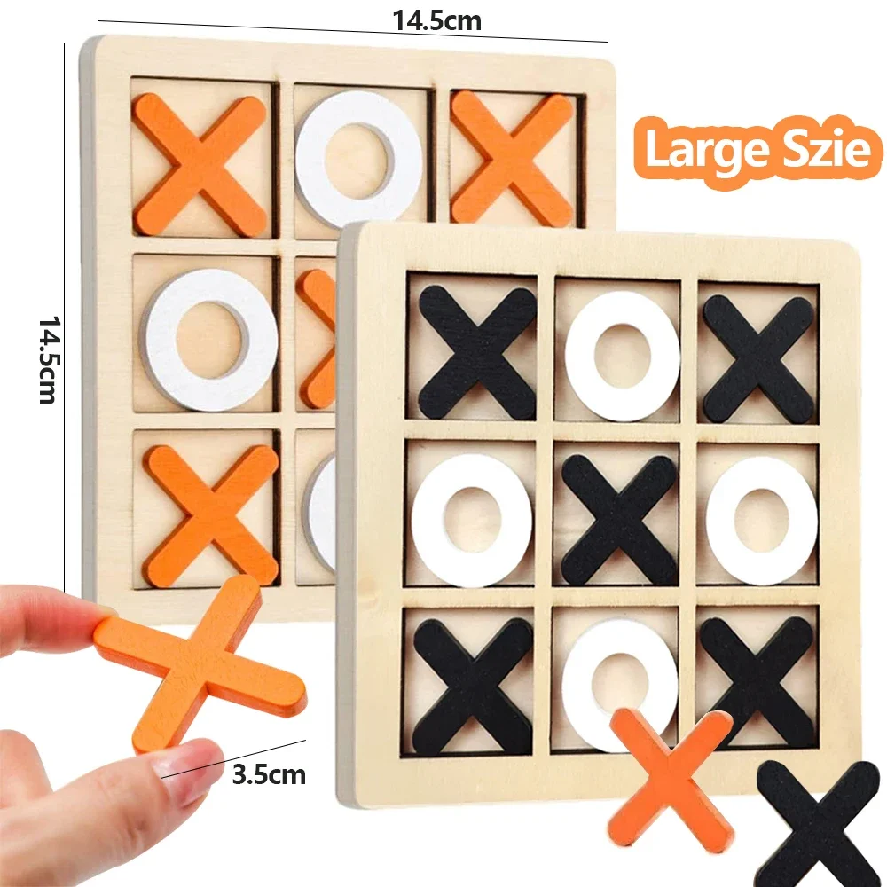 Wooden XO Tic Tac Toe Game Min - Board Game Recommendation 评论和价格