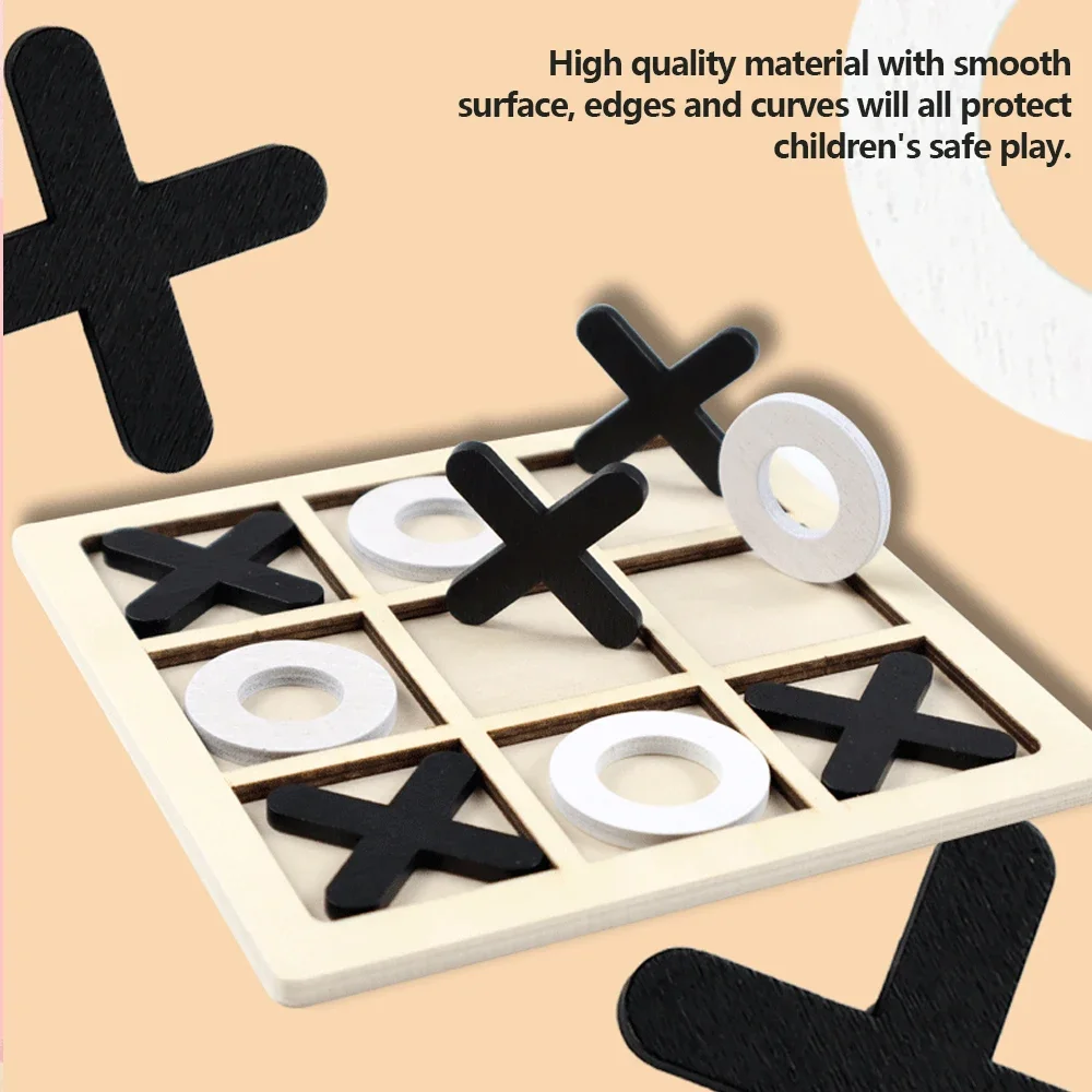 Wooden XO Tic Tac Toe Game Min - Board Game Recommendation 评论和价格