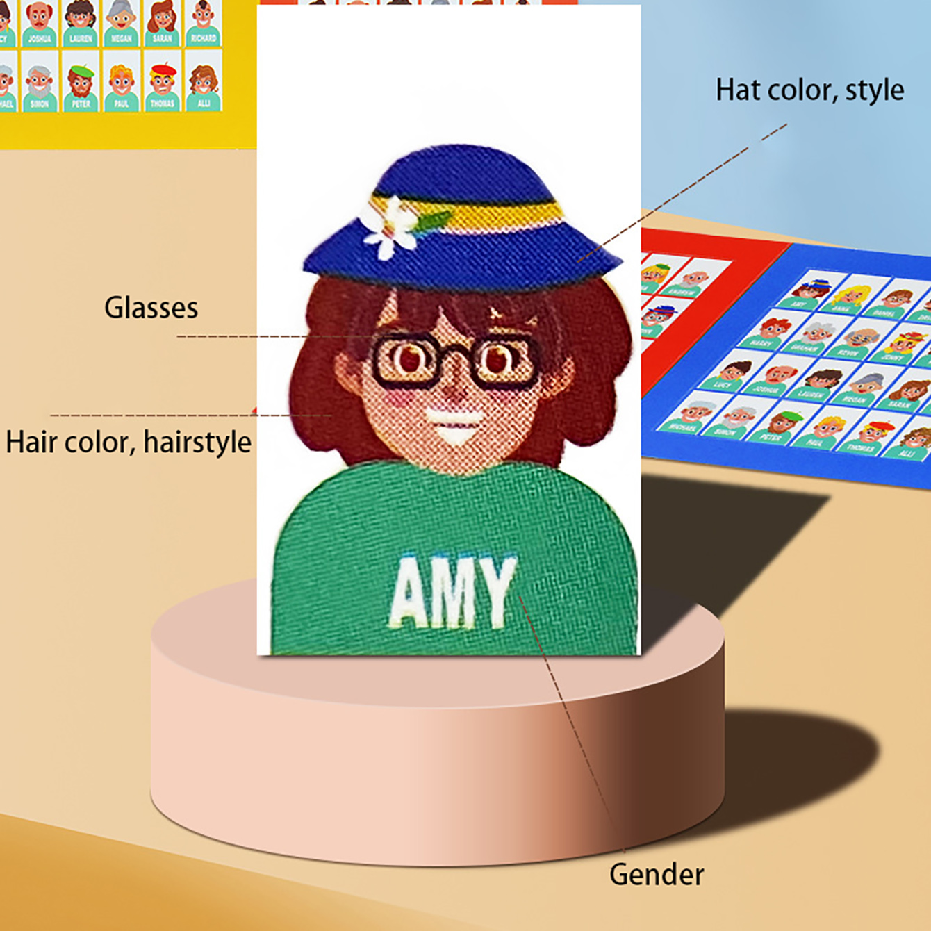 Family Guessing Board Game Who - Board Game Recommendation 评论和价格