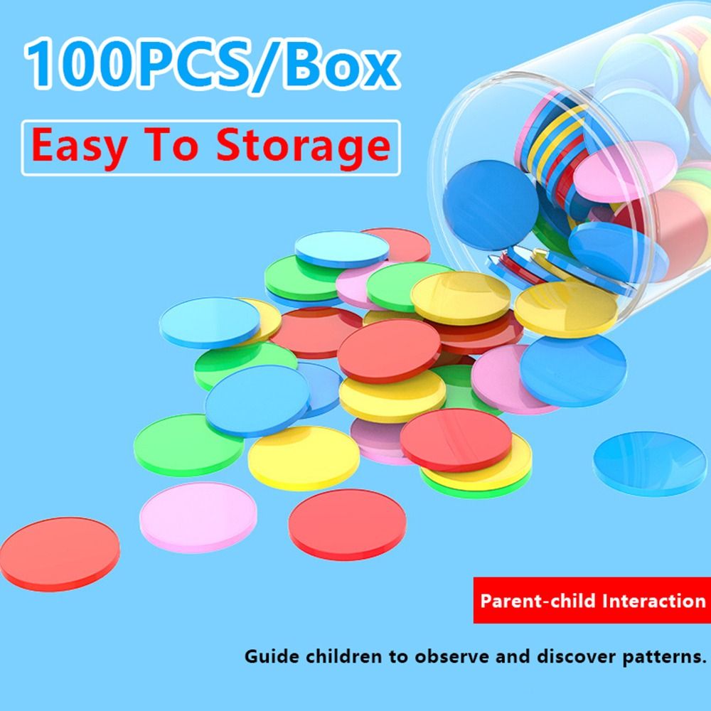 100pcs Plastic Counting Chips  - Board Game Operation 评论和价格