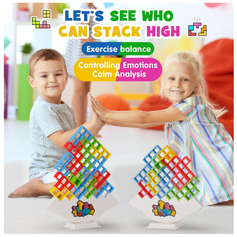 New 3D Tetris Tower Balancing  - Board Game Saboteur 评论和价格