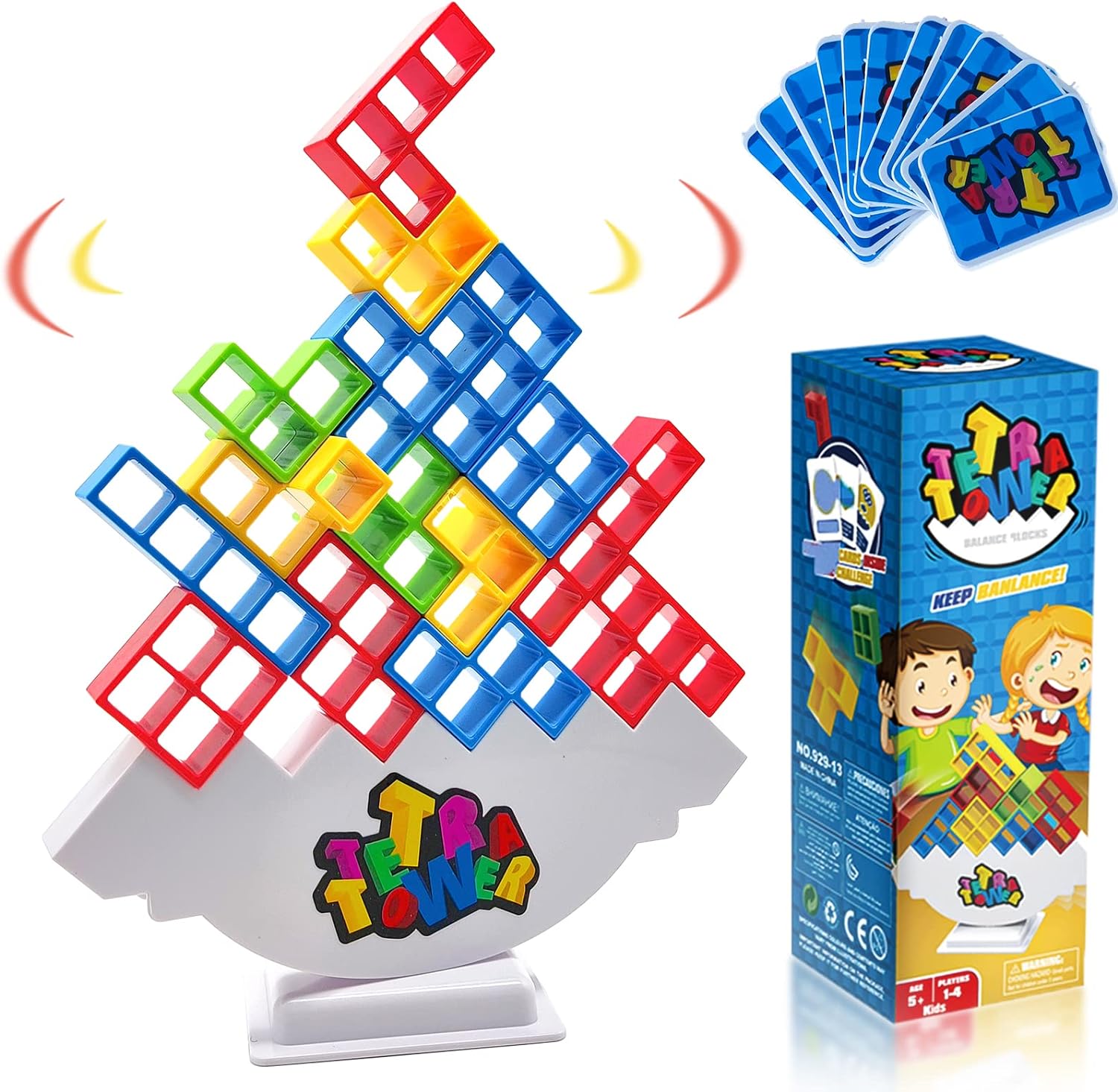 New 3D Tetris Tower Balancing  - Board Game Saboteur 评论和价格