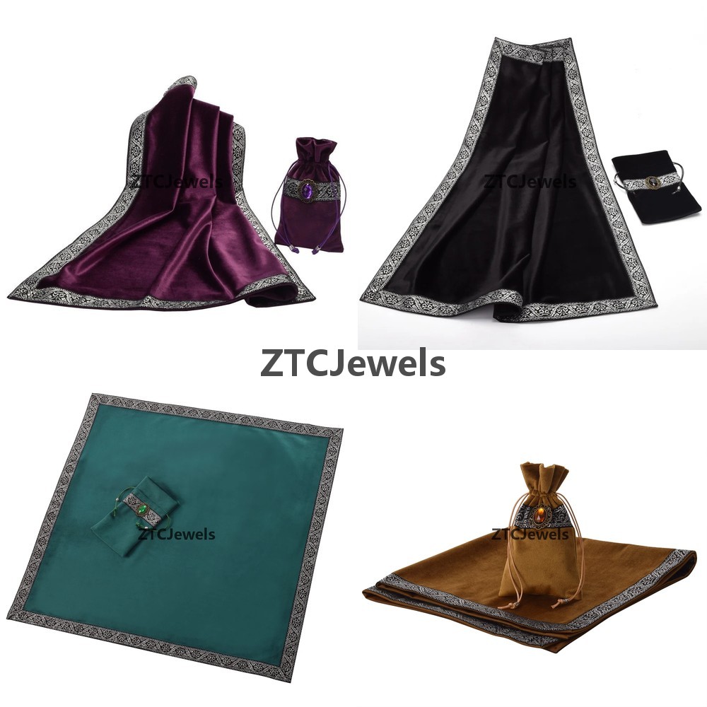 Velvet Tarot Tablecloth with B - Board Game Of Life 评论和价格