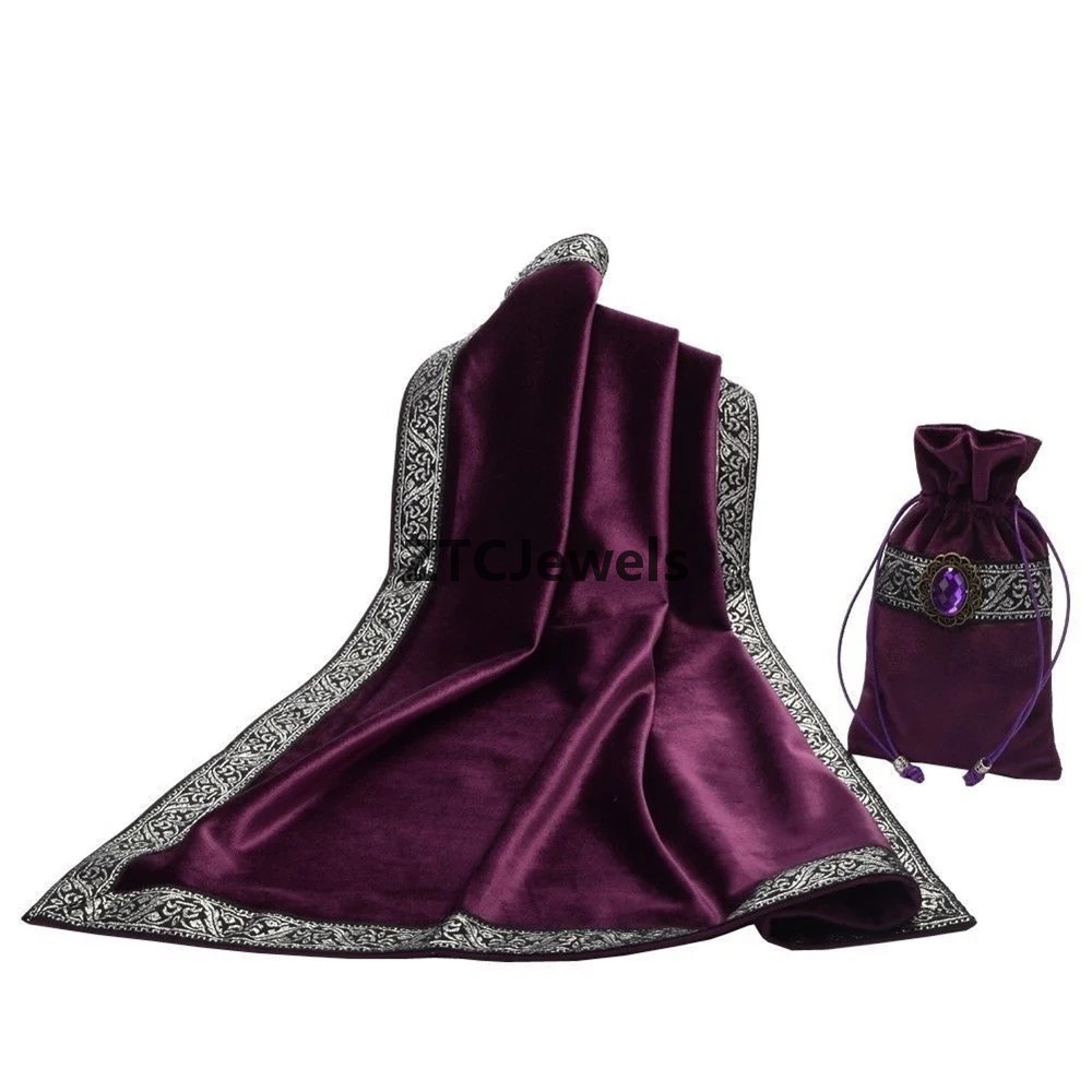 Velvet Tarot Tablecloth with B - Board Game Of Life 评论和价格