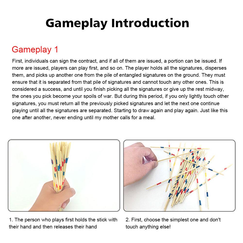 1Set Traditional Mikado Spiel  - Board Game Multiplayer 评论和价格