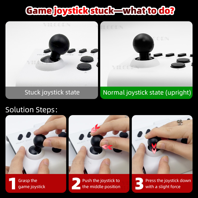 Arcade Joystick Wireless Gamin - Board Game Steam 评论和价格