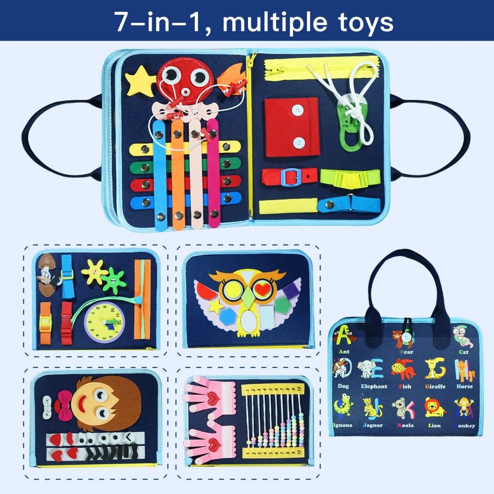Creative Cute Felt Busy Board  - Board Game Of Life 评论和价格