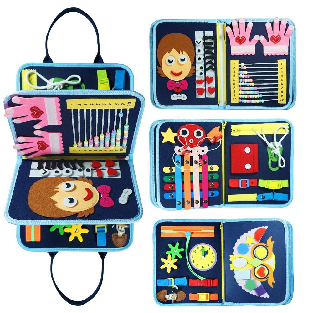 Creative Cute Felt Busy Board  - Board Game Of Life 评论和价格