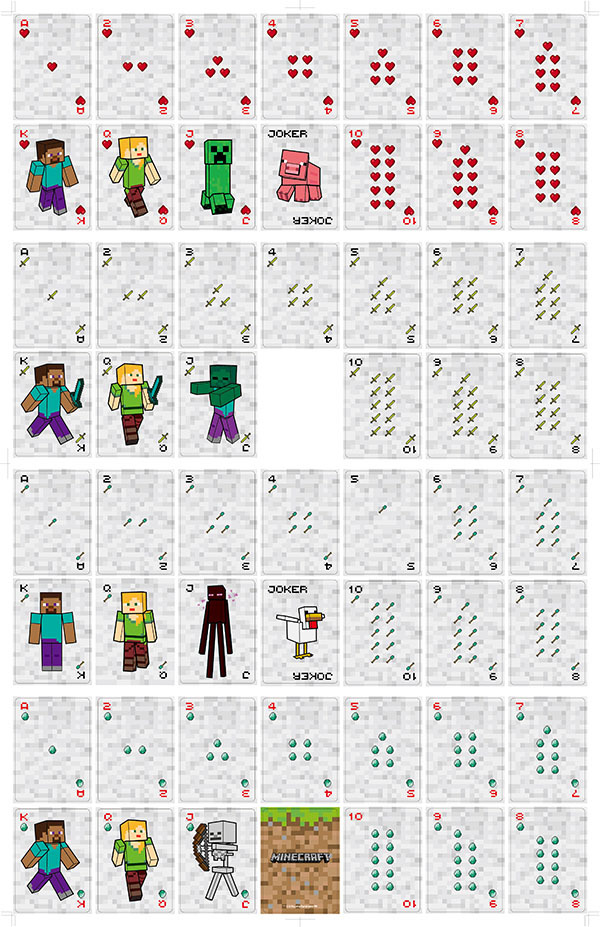 New Minecraft games, poker car - Board Games 评论和价格